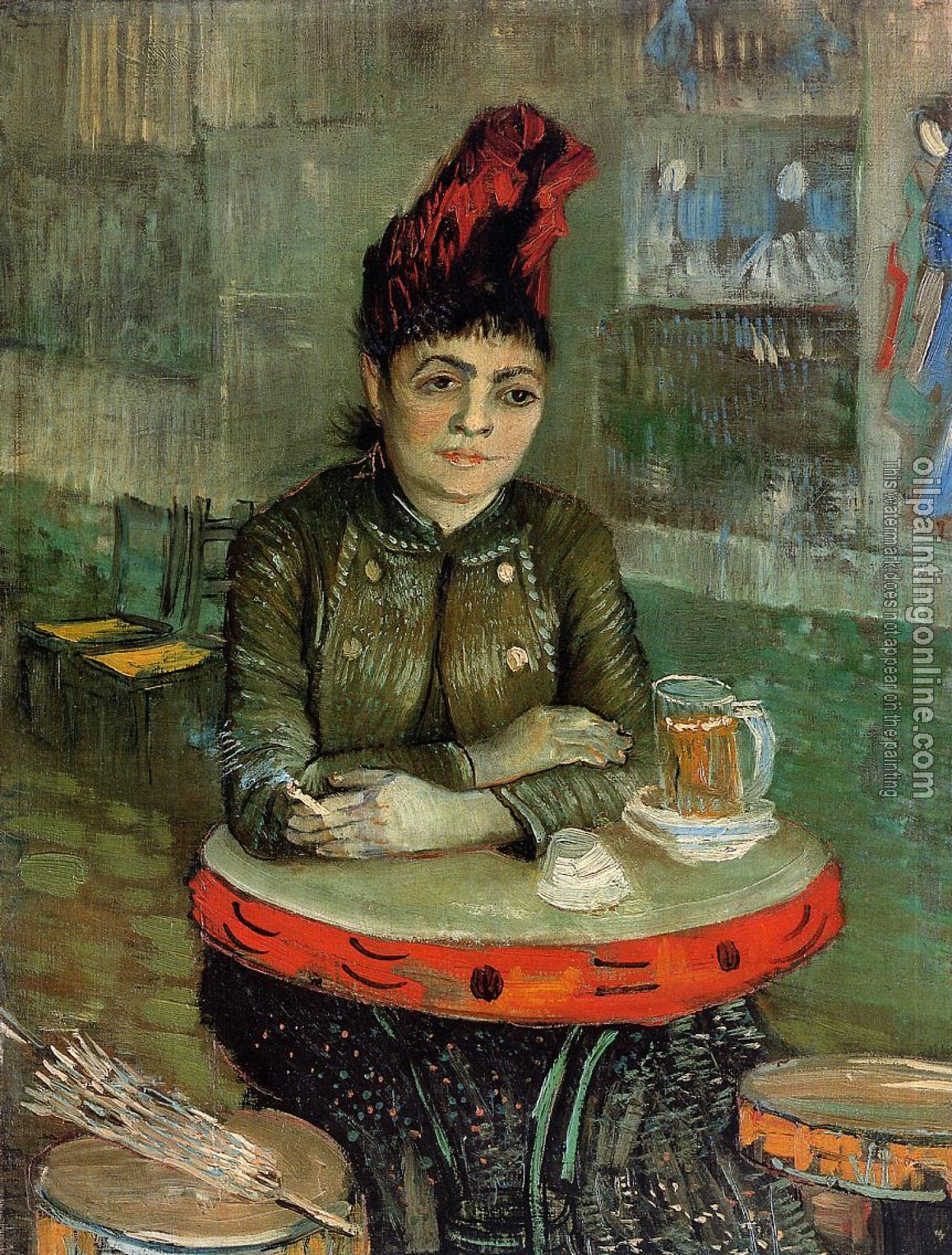 Gogh, Vincent van - Agostina Segatori Sitting in the Cafe du Tamourin